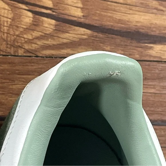 adidas Gazelle Green and White Sneakers - Picture 10 of 12